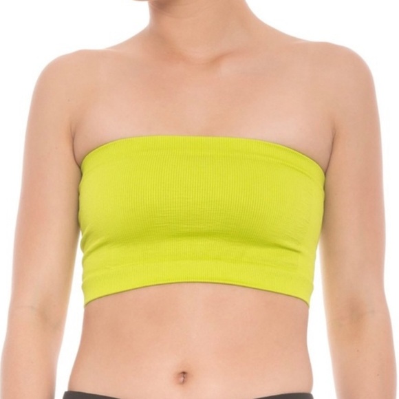 NWT NUX Maya Bandeau Sports Bra color Sea Breeze - Picture 2 of 7